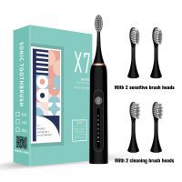 Sonic USB Electric 6 Gear Toothbrush Adult Children Household Whole Body Waterproof Mini Electric Toothbrush Oral Cleaning Tool
