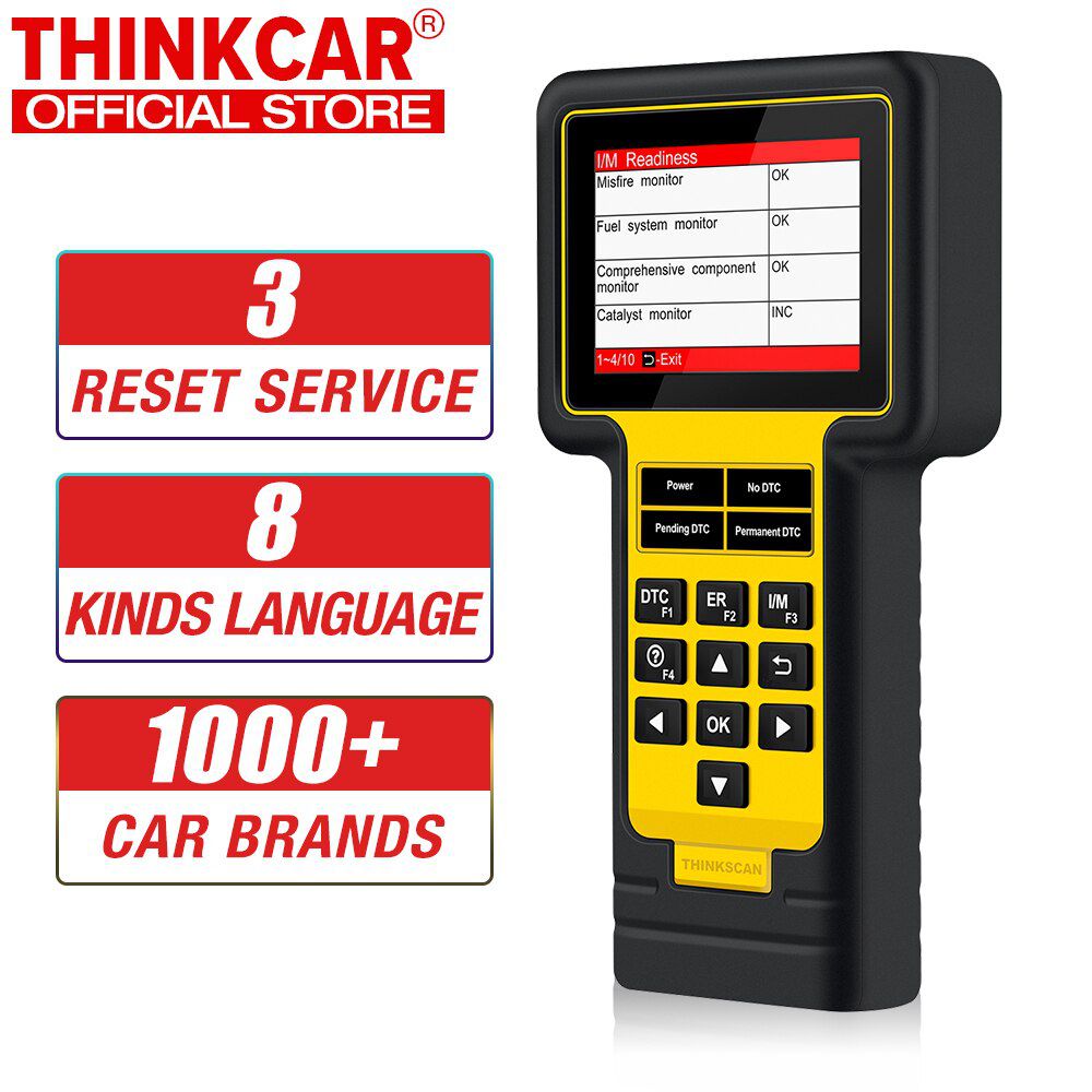 Thinkcar Thinkscan 600 ABS/SRS OBD2 Scanner TS600 oil/TPMS/EPB reset OBD2 code reader PK CR619 AL619