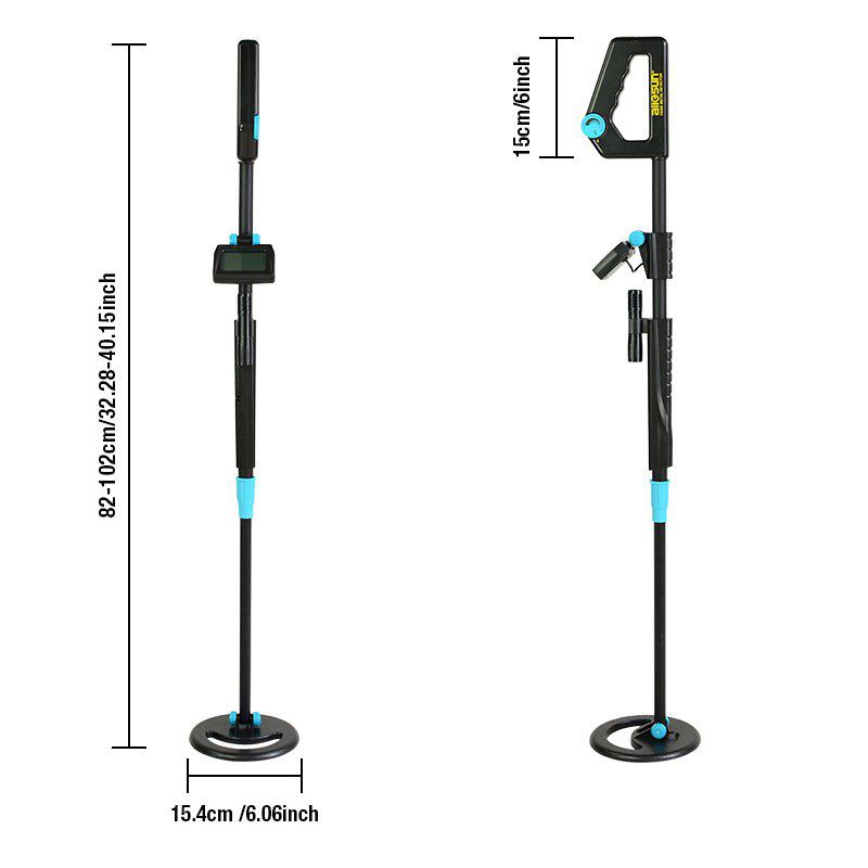 TS20B Underground Metal Detector Waterproof Portable Adjustable Length  for Kids Gift Beach Gold Hunter Search