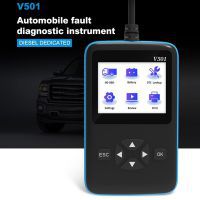 V501 Code Reader For Car And Truck OBD 2 Car Diagnostic Auto Tool J1939 Heavy Duty Truck Scanner Support Printing