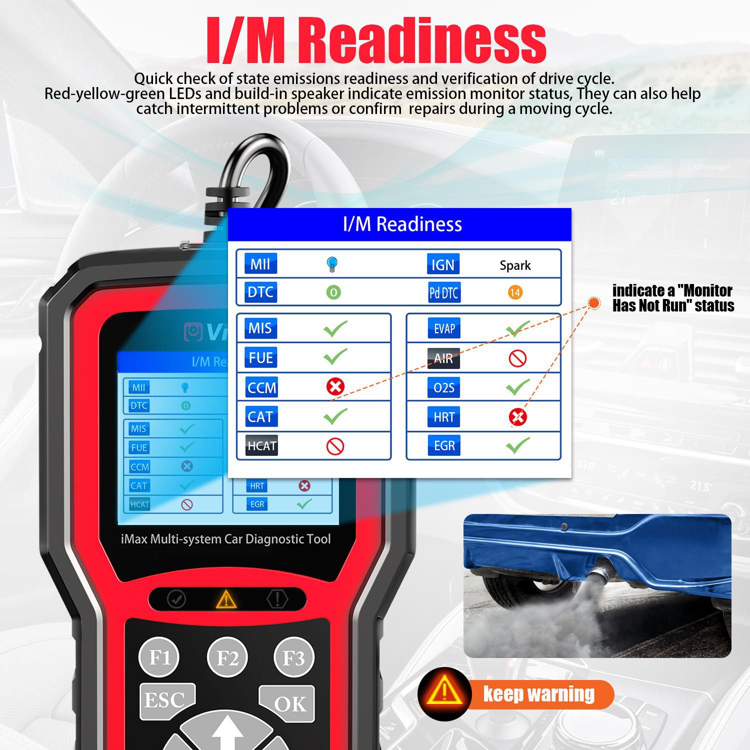 VIDENT iMax4303 JLR Full System Car Diagnostic Tool for Jaguar and Land Rover Support Reset/OBDII Diagnostic/Service