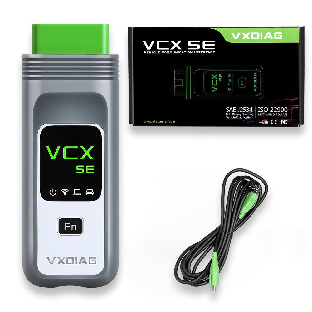 VXDIAG VCX SE Pro Diagnostic Tool with 3 Free Car Software GM /Ford /Mazda /VW /Audi /Honda /Volvo /Toyota /JLR /Subaru