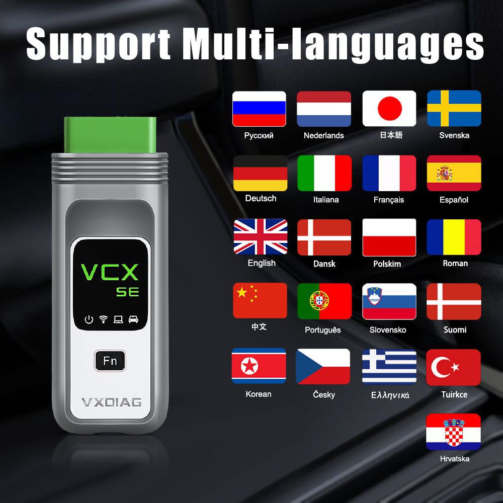 New Arrival VXDIAG VCX SE 6154 OEM Diagnostic Interface Support DOIP for VW, AUDI, SKODA, SEAT Bentley and Lamborghini EU Ship