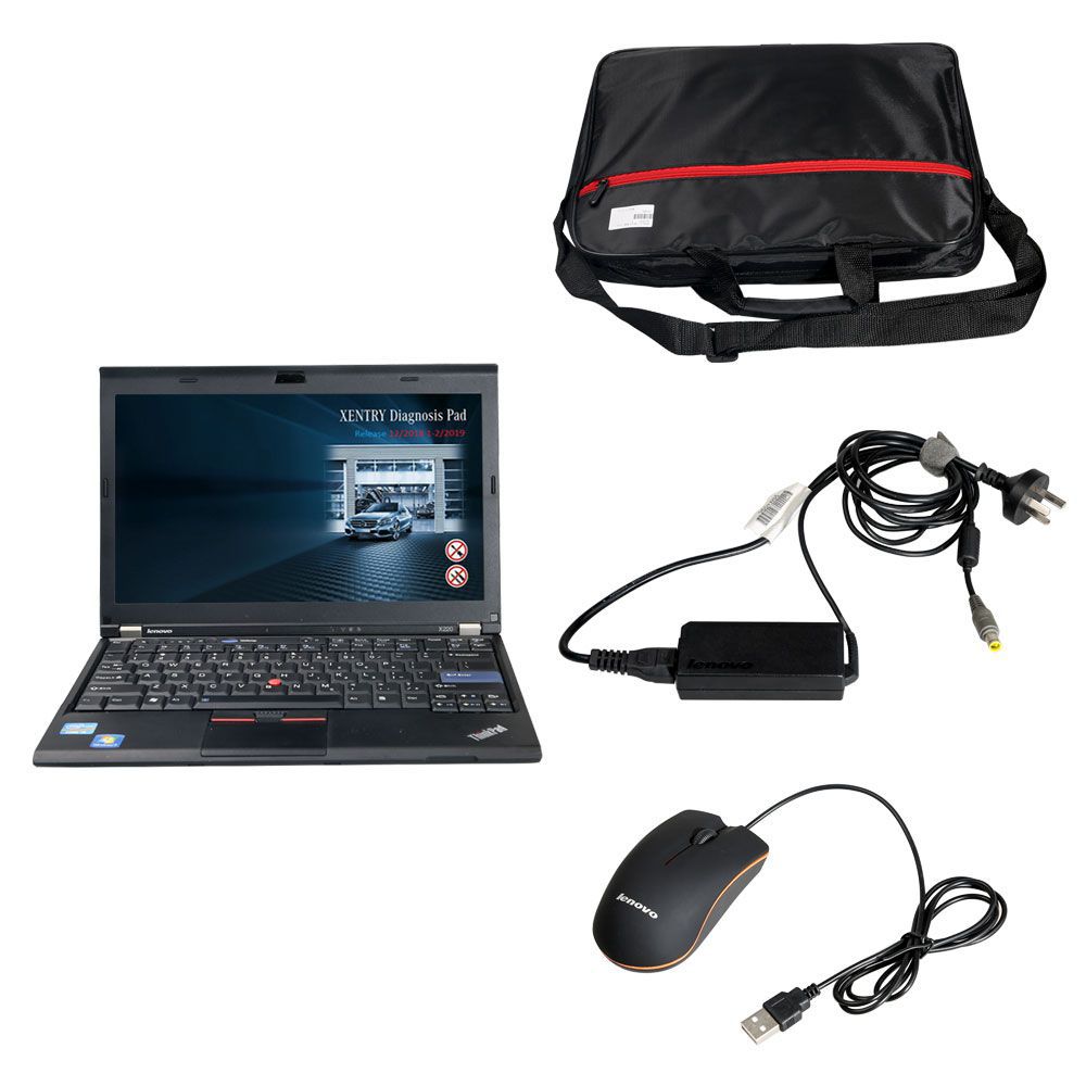 V2020.12 Wifi Benz C6 OEM DOIP Xentry Diagnostic VCI with Keygen Plus Lenovo X220 Laptop with 500GB Sofware HDD