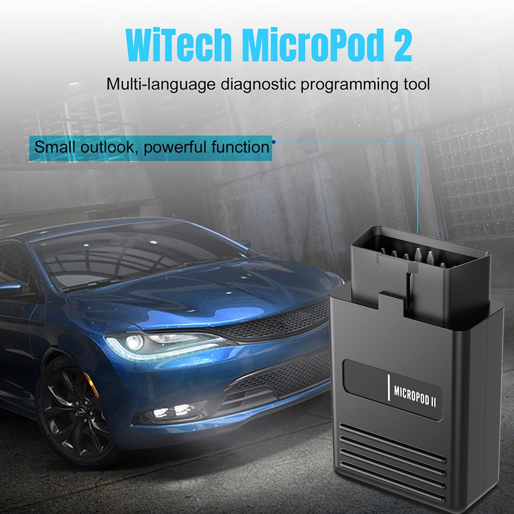 Wifi V17.04.27 wiTech MicroPod 2 Diagnostic Tool for Chrysler Dodge Jeep Fiat Online Version Supports Car till 2018