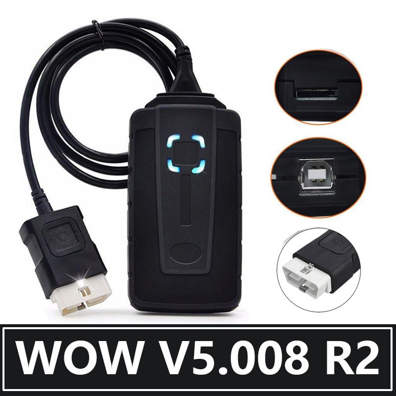 WOW V5.008 R2 Delphis Diagnostic Tool Obd2 Bluetooth compatible Ds150e TCS EU scanner car  truck