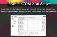 SCANIA DEVELOPER Software XCOM V2.30 (XCOM-SOPS-Scania SDP3-BNS II) Support Win XP/Vista/7/8