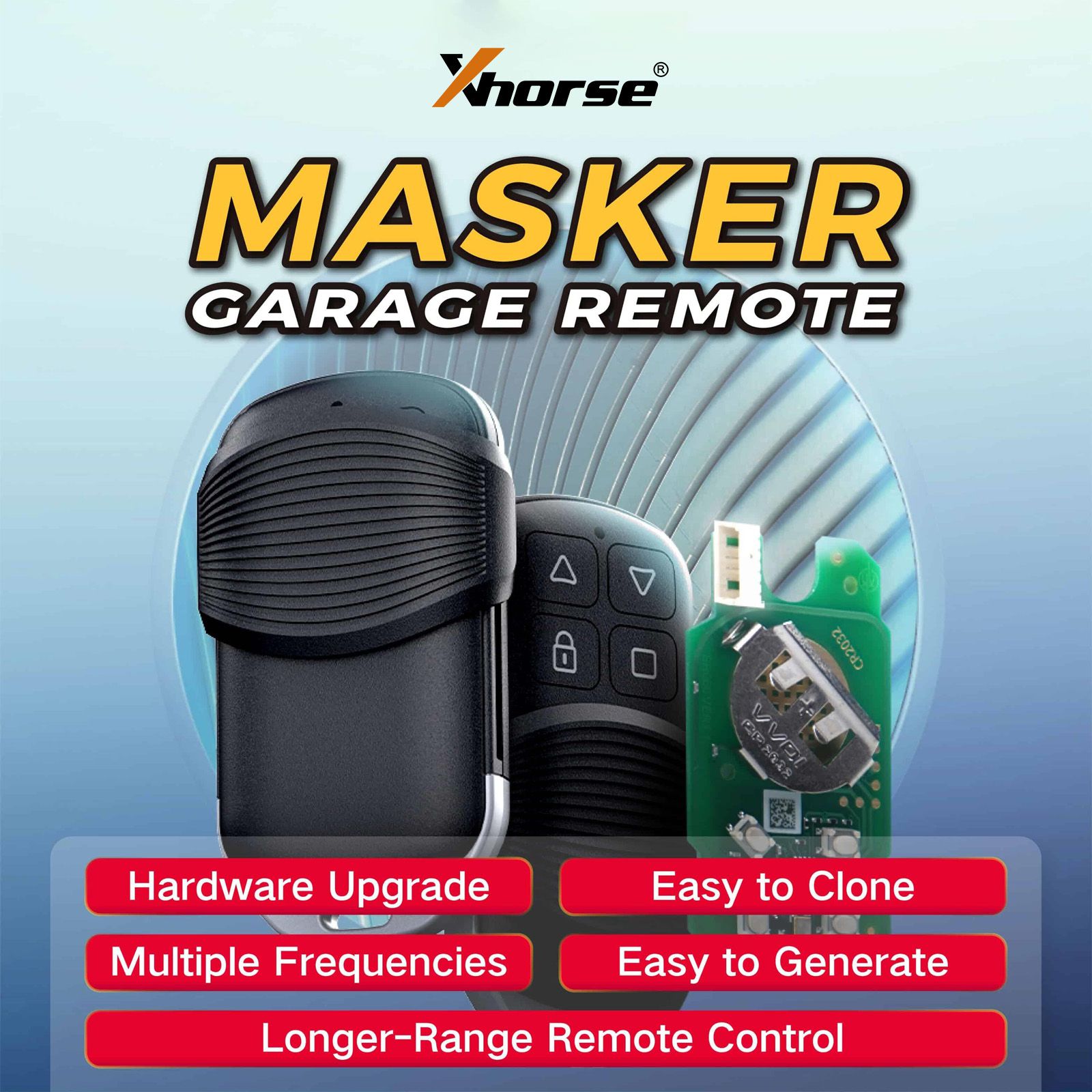 2022 Newest Xhorse XKGHG1EN Masker Garage Remote 5pcs/lot