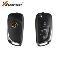 Xhorse XNDS00EN Wireless Remote Key VVDI2 For DS Type Remote Key 3 Buttons for Volkswagen 10Piece