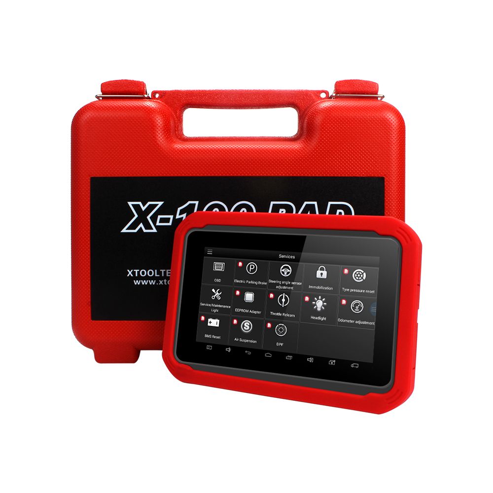 X100 PAD OBD2 Auto Key Programmer Diagnostic Scanner Automotive Code Reader IMMO EPB DPF BMS Reset Odometer EEPROM Update online