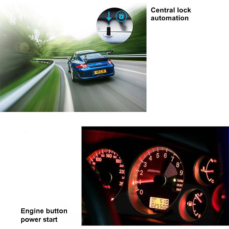 Mobile Phone Control Car Start Engine Remotely Keyless E