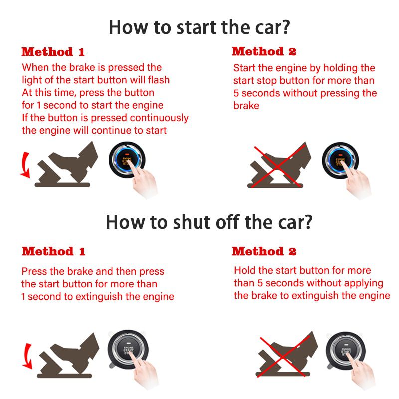 Mobile Phone Control Car Start Engine Remotely Keyless E