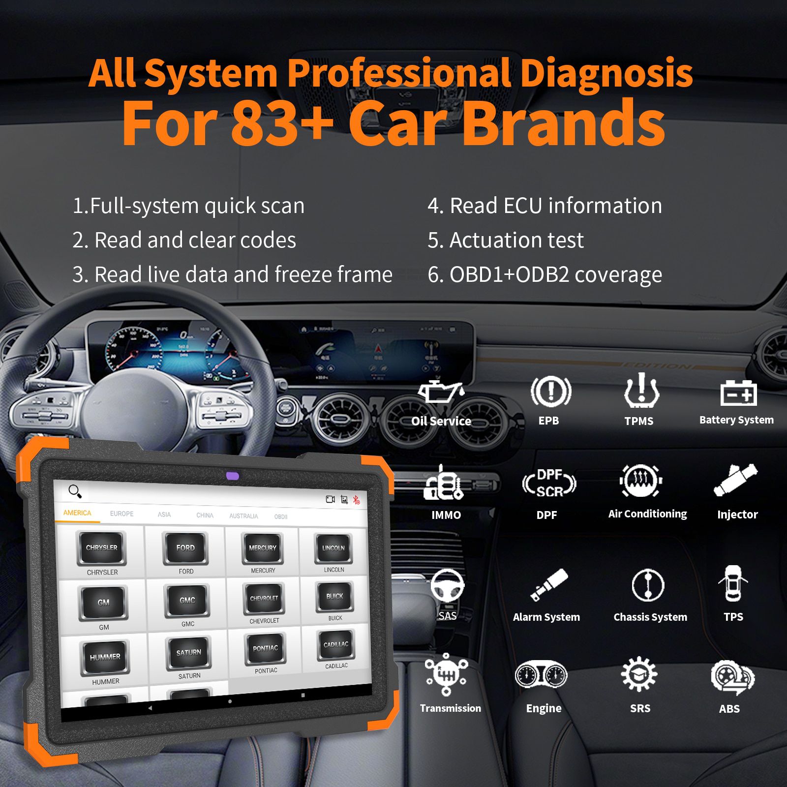 Humzor NS366S Car Diagnostic Scanner