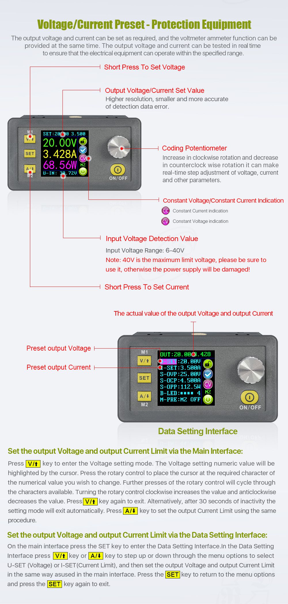 DPS3005 Communication Function Constant Voltage current 