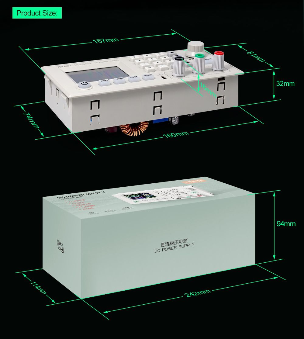 RD RD6006P RD6006PW USB WiFi DC-DC Voltage Step Down Pow