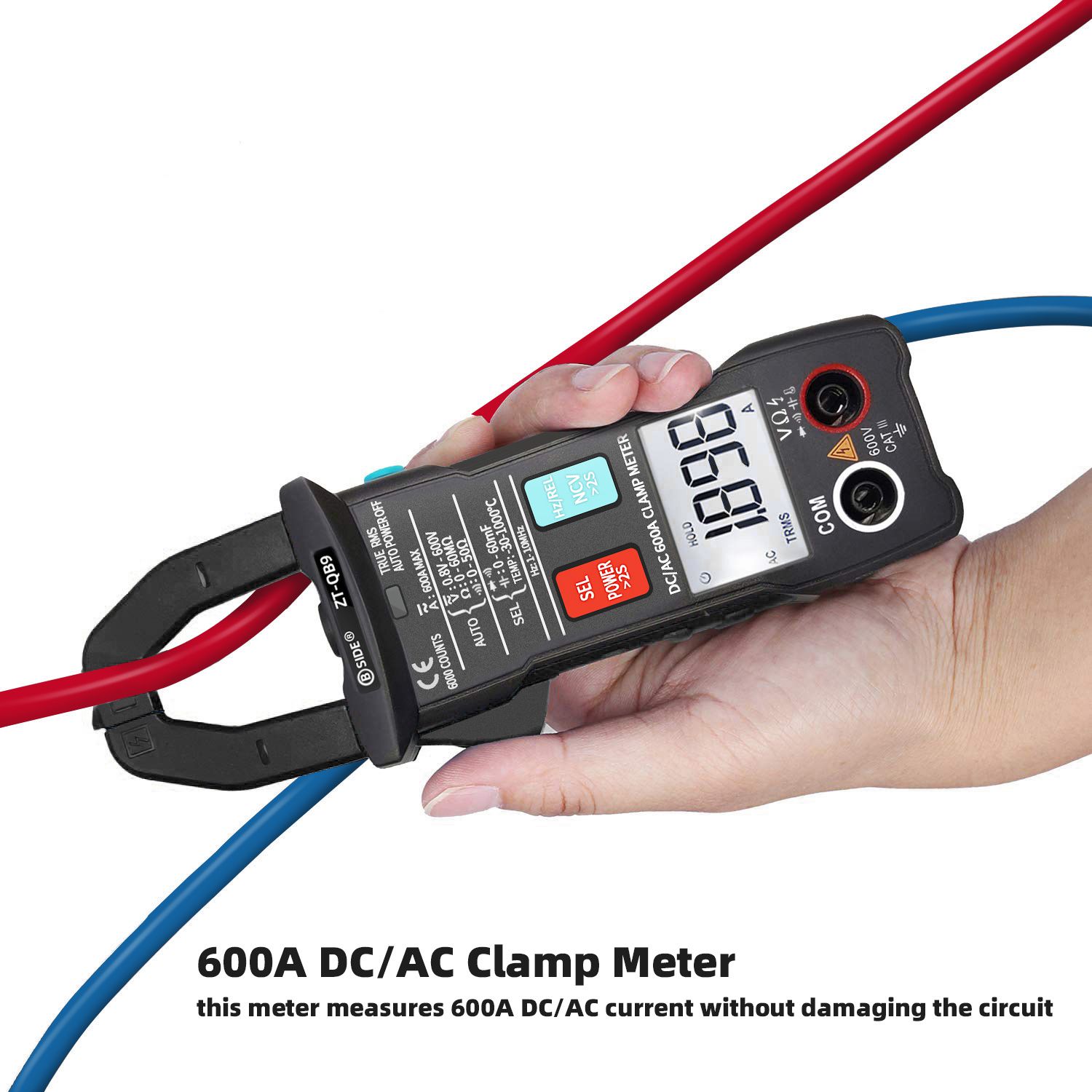 DC/AC 600A Digital Clamp Meter