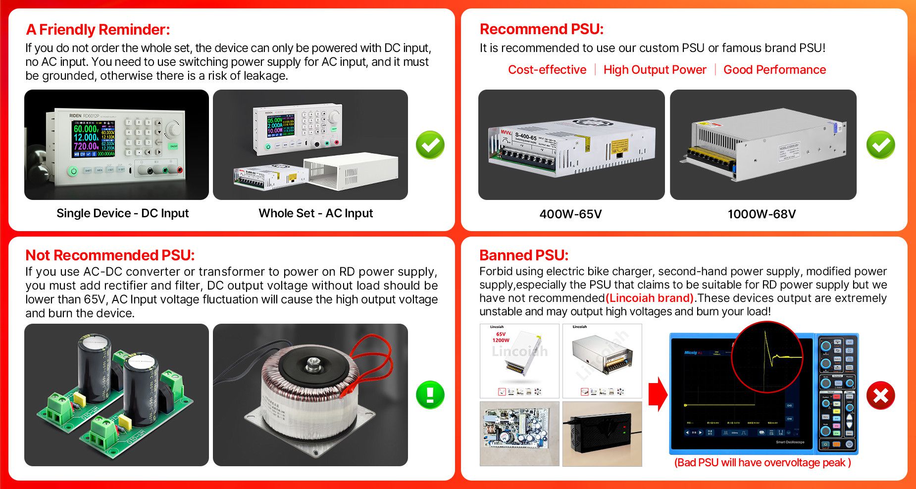 RD6006 RD6006W USB WiFi DC DC Voltage current Step-down 