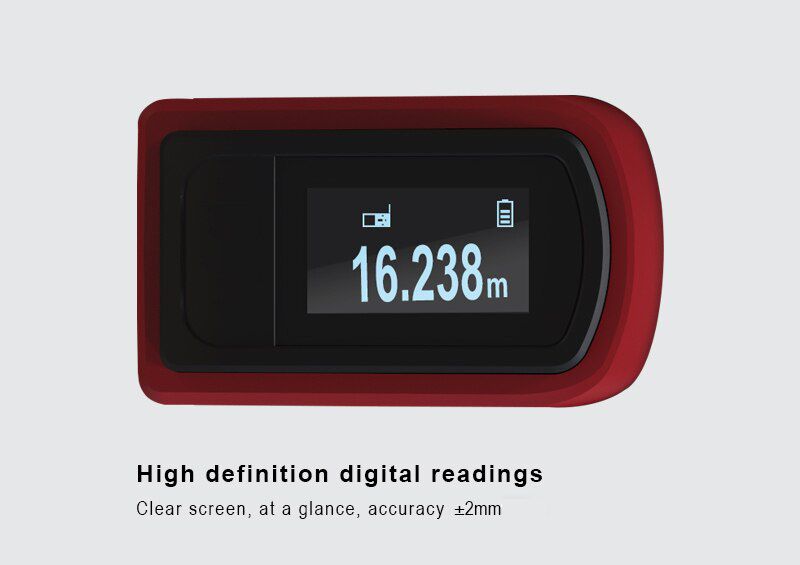 Laser Measuring Tape Measure 40M Digital Distance Meter