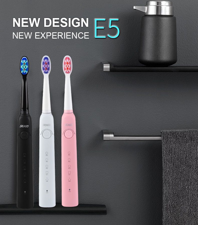 Electric Toothbrush Clean as Dentist Rechargeable Sonic 