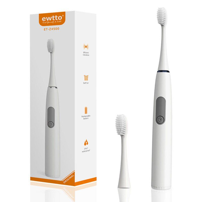 Simple Electric Ultrasonic Automatic Toothbrush Need AA 