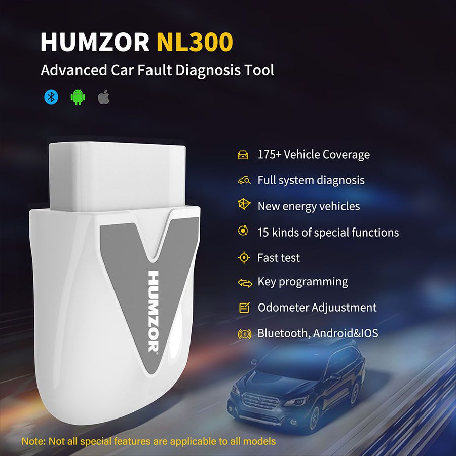 Humzor NEXZSCAN NL300 Car Diagnostic Scanner