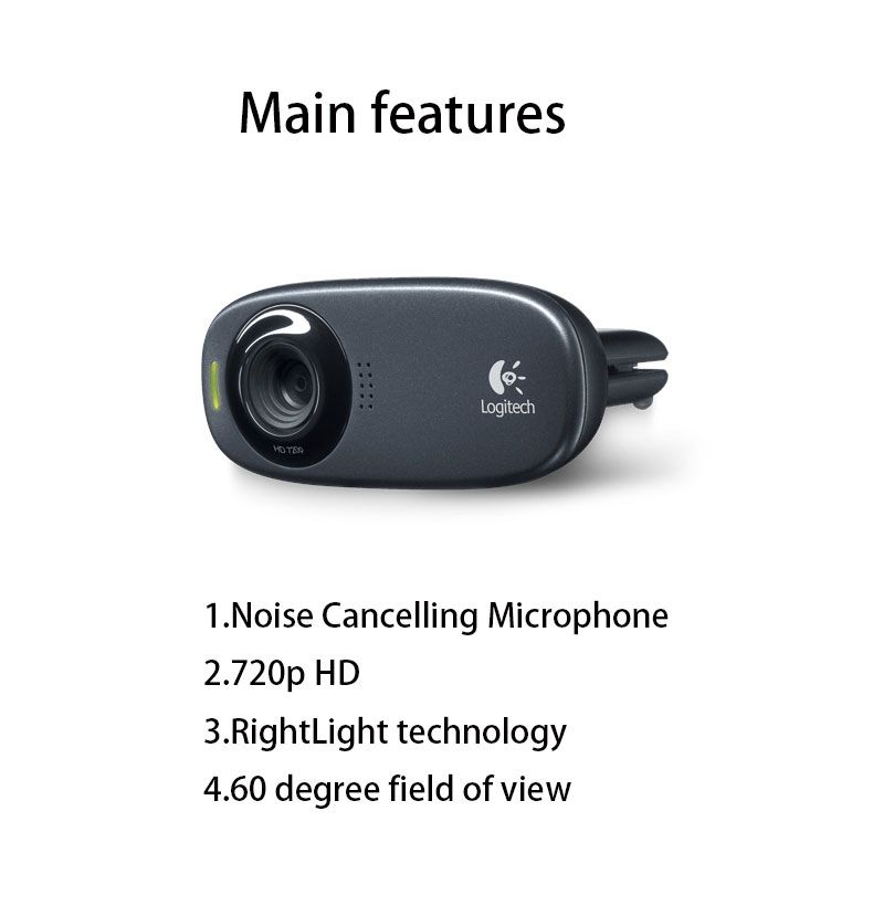 LOGITECH C270/C270i HD Video 720P Webcam Free Drive