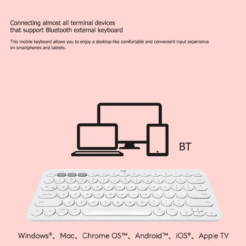 Logitech K380 Wireless Bluetooth Keyboard Multi-device P