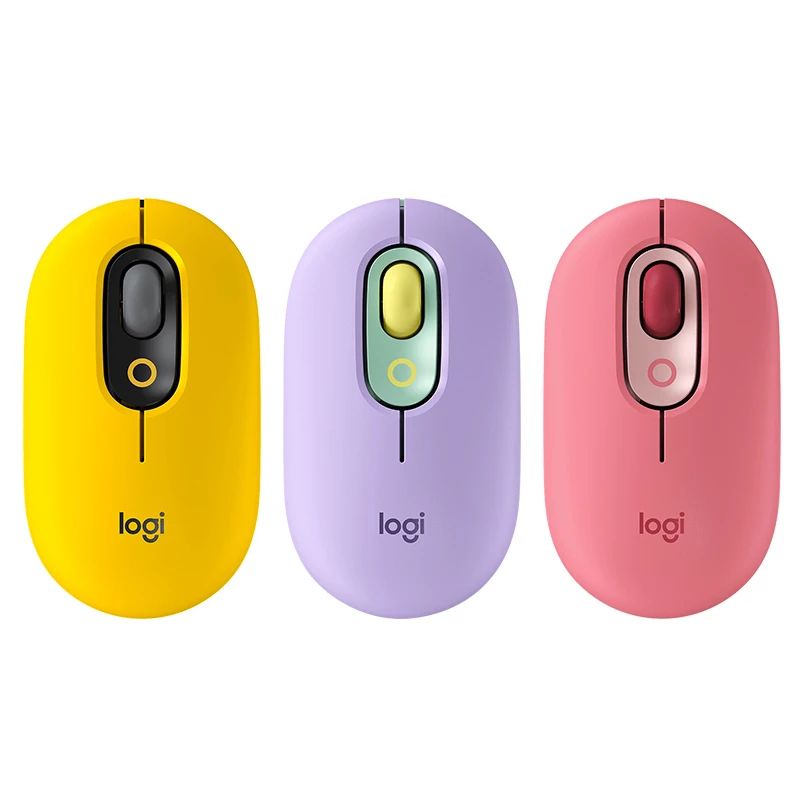 New Logitech POP Wireless Mouse Bluetooth Silent Mice Hi