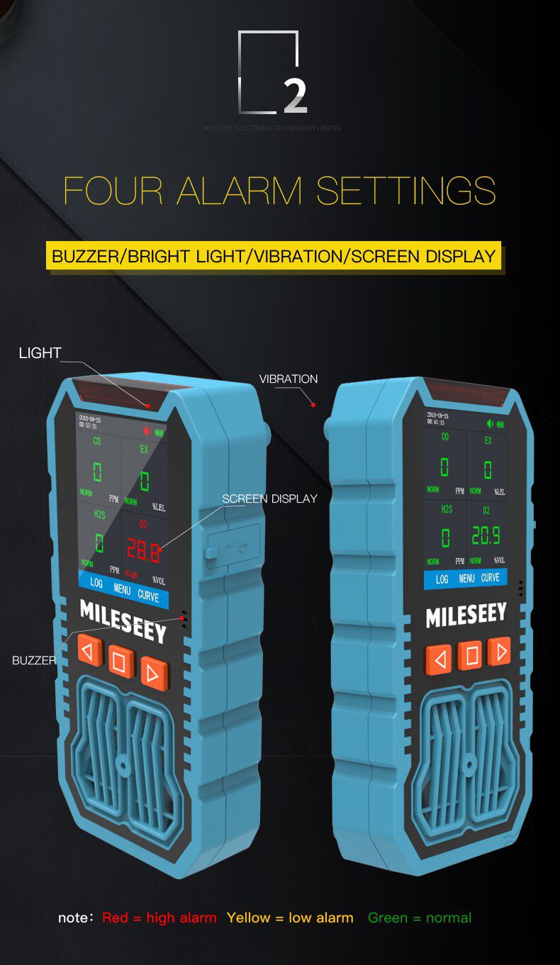 BH-80 Multifunctional gas detector 