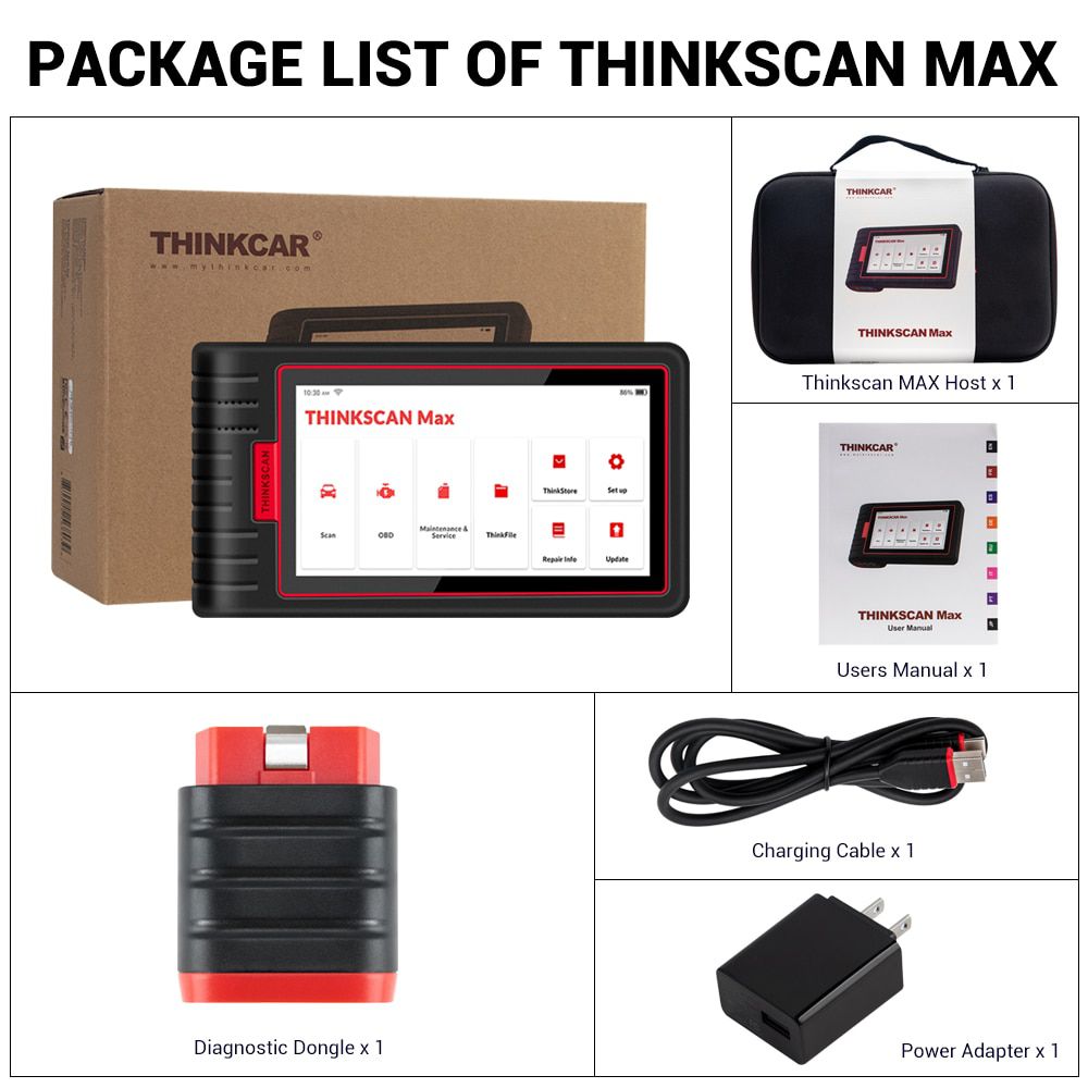Thinkcar Thinktool Max OBD2 Scanner