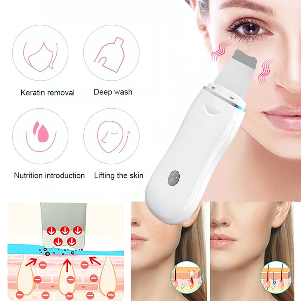 Ultrasonic Facial Skin Scrubber 