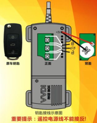 VVDI RKE BOX connection